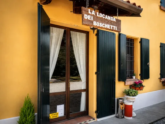 Esterno della Locanda dei Boschetti